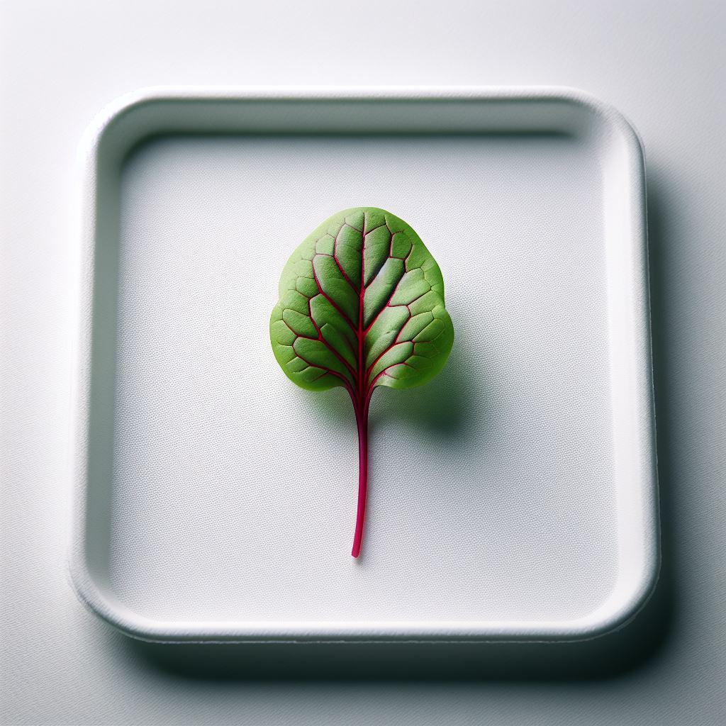acedera roja_red veined microgreens